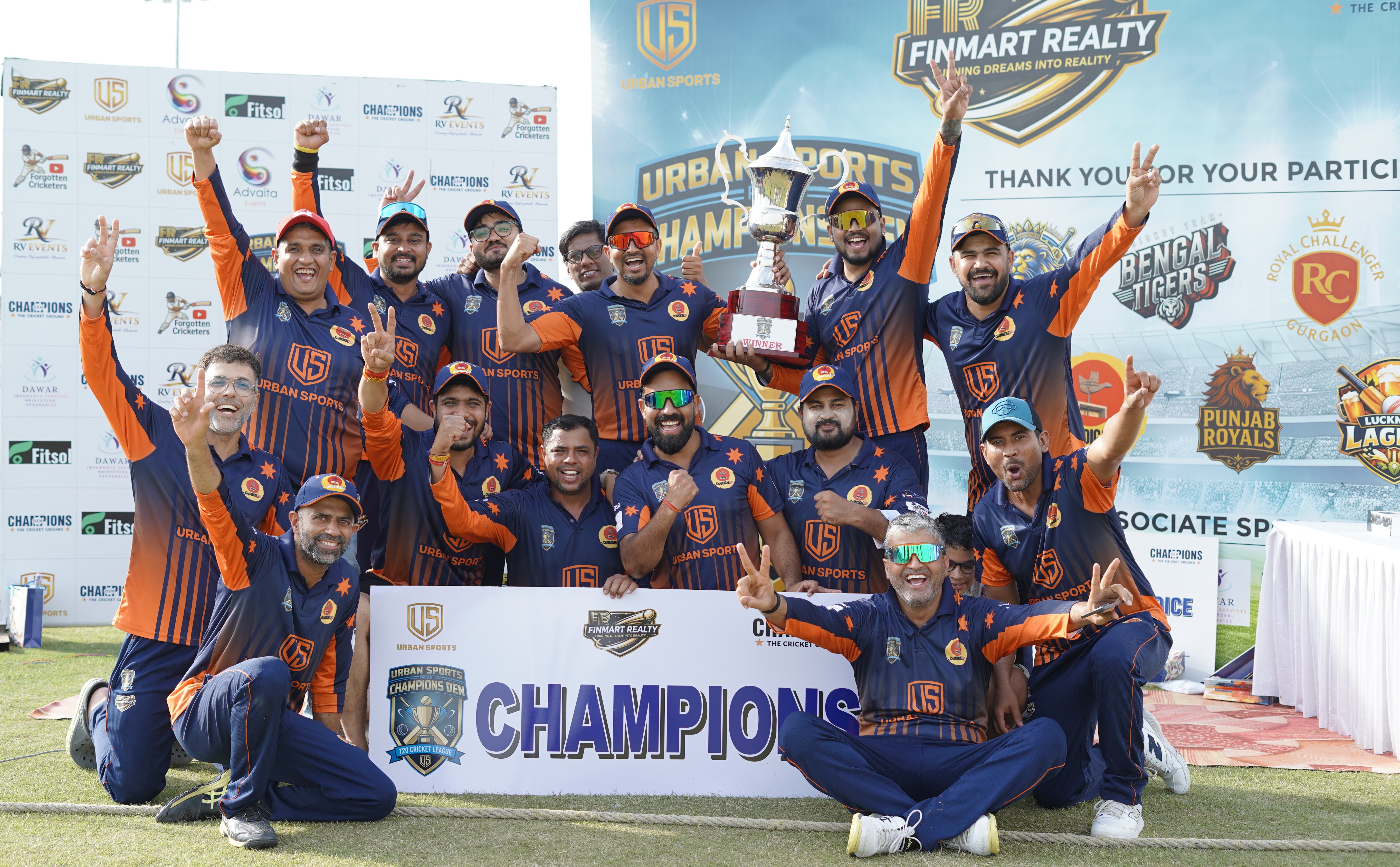 USCL Season 2 champions lifting the trophy